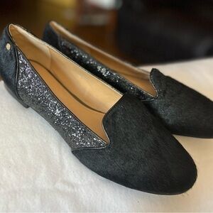 NWOT IMAN flats , leather , size10W